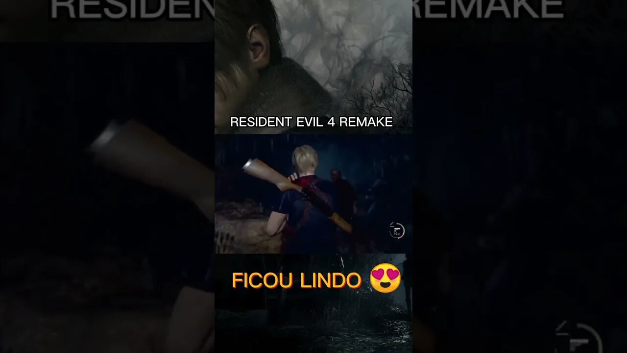 RESIDENT EVIL 4 REMAKE FICOU LINDO D+ #shorts #shortsgamer #residentevil4remake #residentevil4