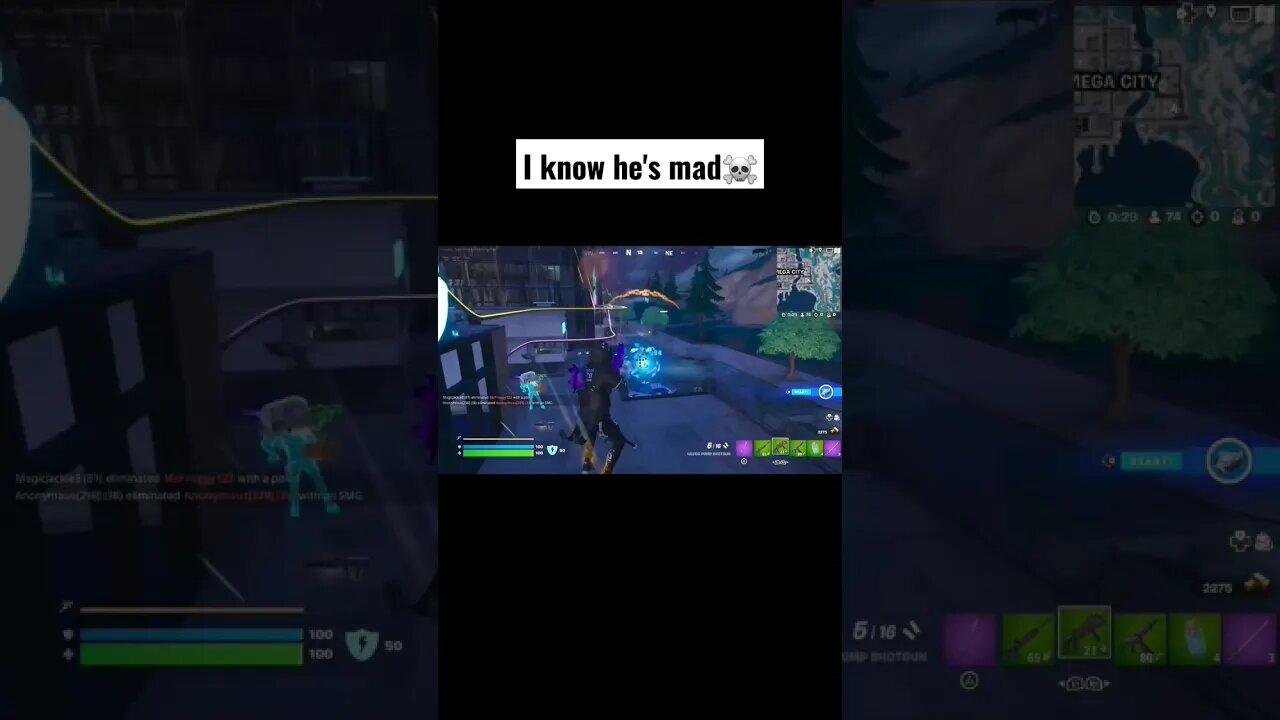 I know he's mad☠️ #shorts #fortnite