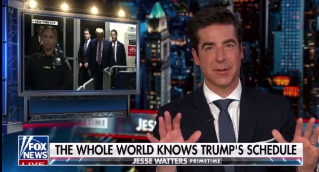 the whole world knows trumps schedule