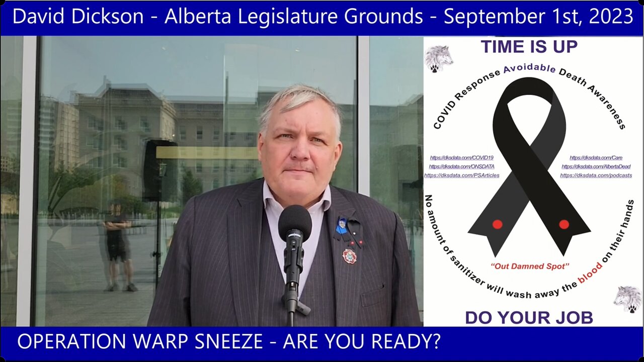 David Dickson - Alberta Legislature Grounds - September 1st, 2023