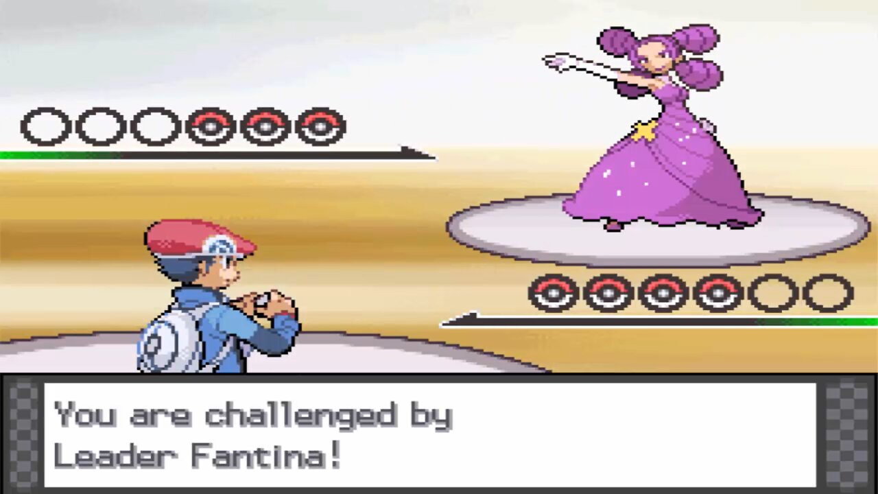 Pokemon Platinum - Hearthome Gym Leader Battle: Fantina