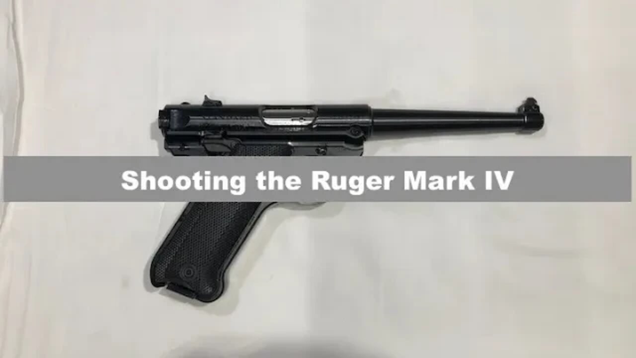 Sunday Fun Shooting the Ruger Mark IV