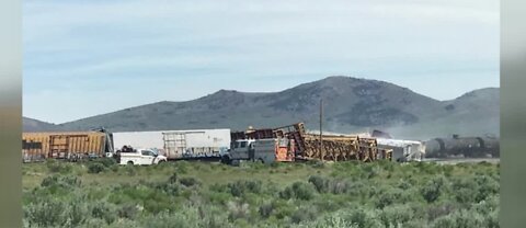 Update on train derailment in Elko