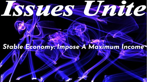 Stable Economy: Impose A Maximum Income