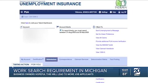 Business owners hopeful work search requirement leads to more job applicants