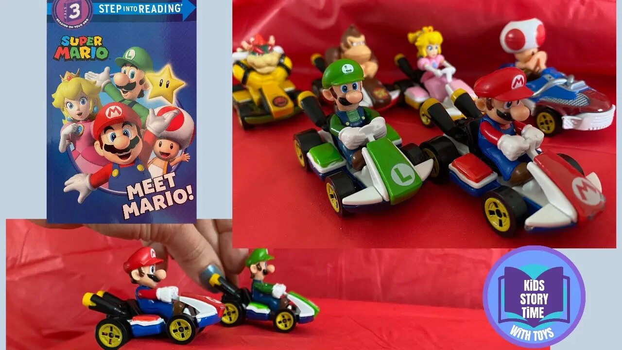 SUPER MARIO KART TOYS MEET MARIO READ ALOUD STORYTIME