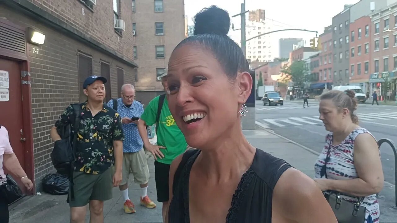 The Chelsea-Fulton Houses Tenants Rally at the @HudsonGuild w17thst &9th Ave before the CB4 Meeting