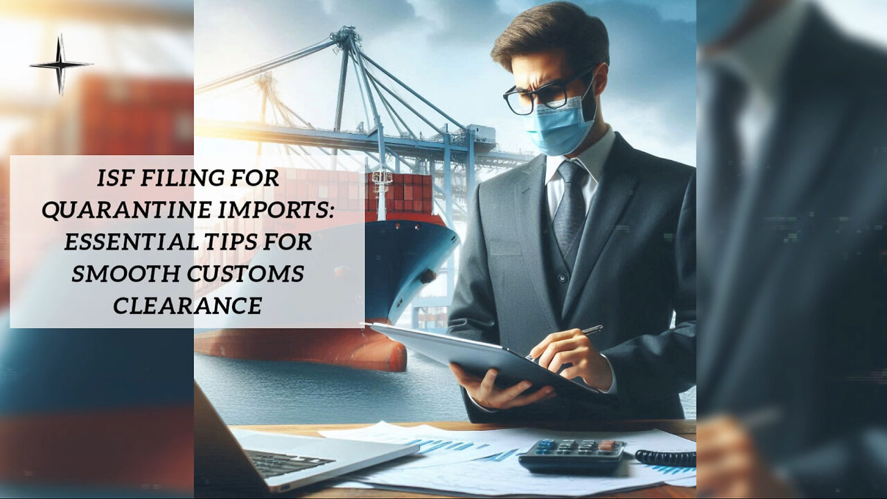 Importing Quarantine Goods? Learn the Essential ISF Filing Process!