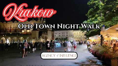 Krakow Night Walk | Poland's Rynek Główny