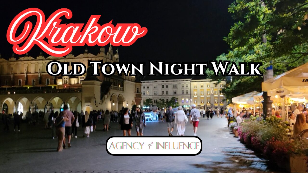 Krakow Night Walk | Poland's Rynek Główny