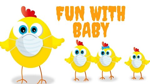 Fun With newly born Baby chicken