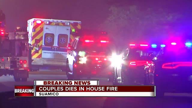Elderly couple found dead in Suamico house fire