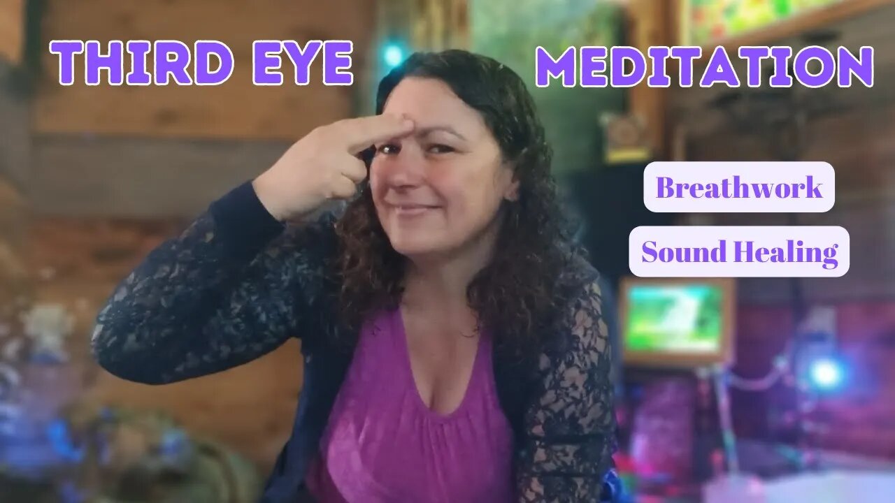 Third Eye Guided Meditation with breathwork and sound healing