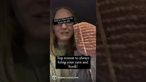 Always bring your yarn!!