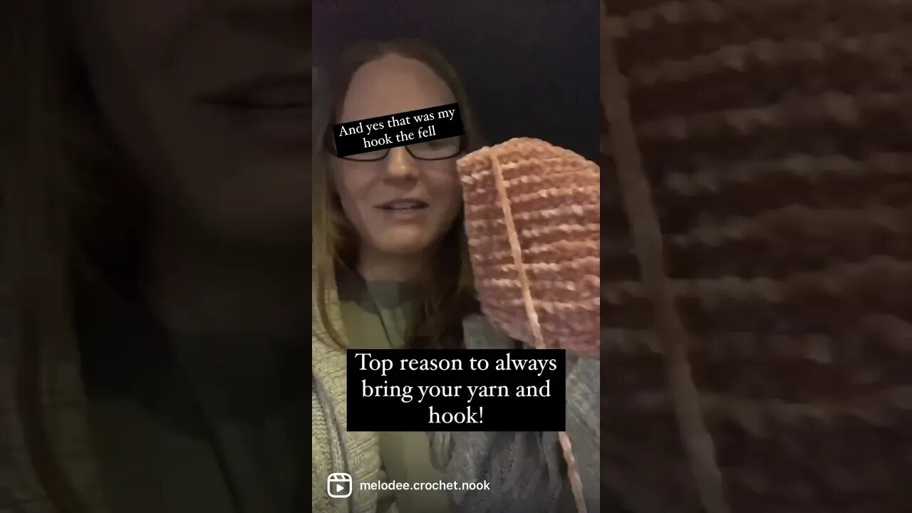 Always bring your yarn!!
