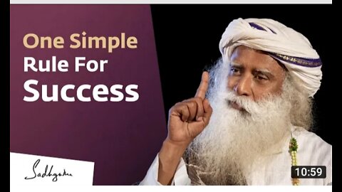 How to succes in your life { Full tragedy } In 10 minutes by Sadhguru in English