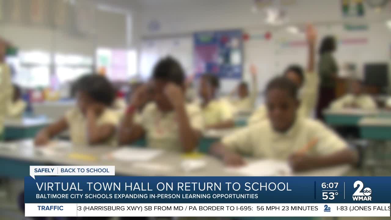 Virtual town hall on return to school