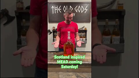 Scotland inspired MEAD coming Saturday!#mead #alcohol #honeywine #scotland