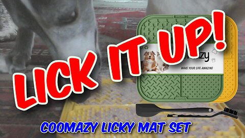 Coomazy Licky Mat Set Review