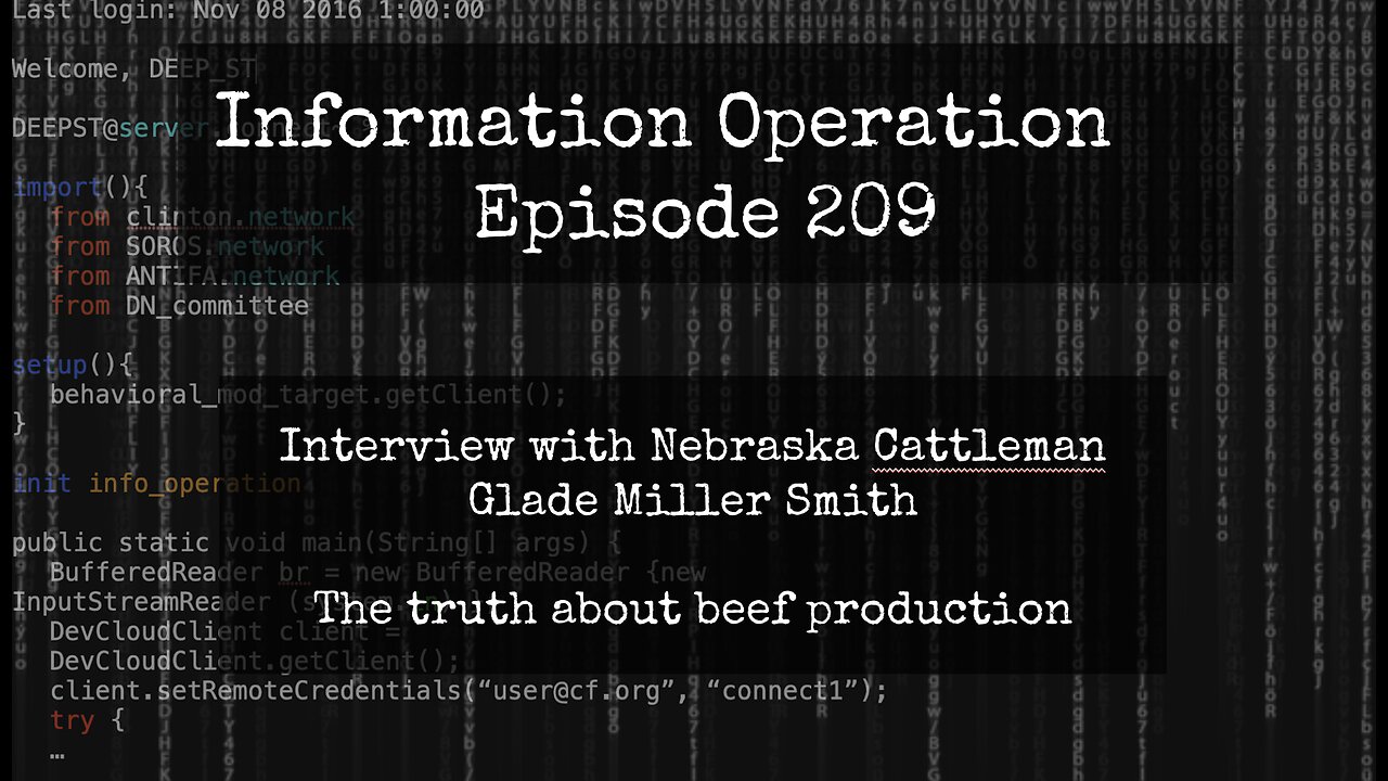 IO Episode 209 - The Truth About Beef Production 1/20/24