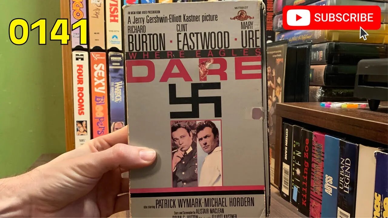 [0141] WHERE EAGLES DARE (1968) VHS [INSPECT] [#whereeaglesdare #whereeaglesdareVHS]