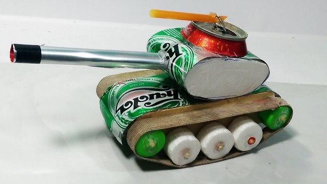 Amazing RC Tank DIY at Home - Mini Gear RC Tank - HOW TO MAKE A MINI TANK