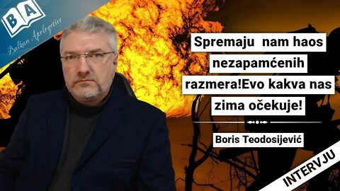 Spremaju nam haos nezapamćenih razmera!Evo kakva nas zima očekuje! -Boris Teodosijević