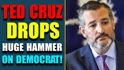 HISTORIC NEWS UPDATE OF TODAY: TED CRUZ DROPS HUGE HAMMER ON DEMOCRAT! JULY 25, 2022