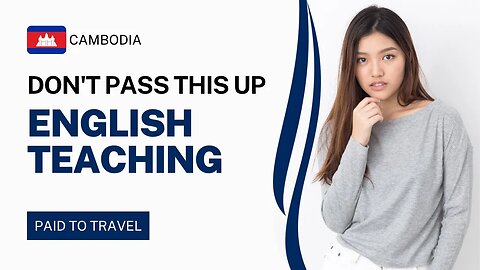 🇰🇭 The TEFL English Teaching Opportunity of 2023 You Can't Miss! #englishteacher #teaching