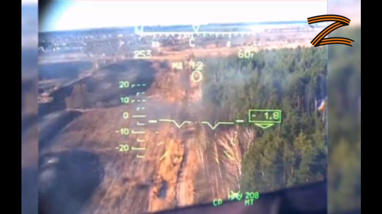 Russian Ka-52 helicopters are destroying columns of equipment of the Ukrainian army