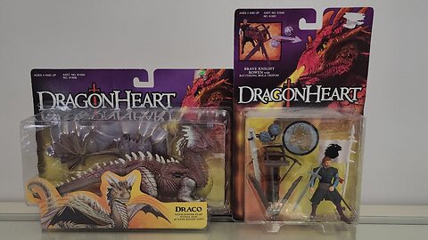 DragonHeart Draco & Brave Knight Bowen | Kenner Toys 1996