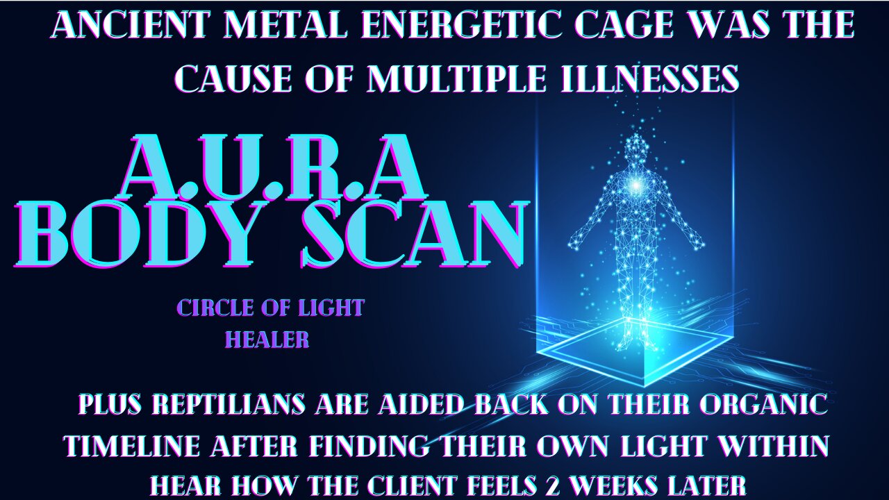 A.U.R.A Body Scan - Ancient Metal Energetic Cage Was The Cause of Multiple Illnesses