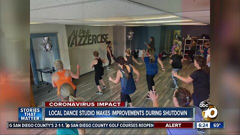 Alpine exercise studio makes improvements ahead of reopening