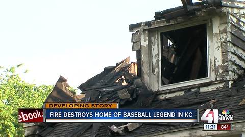 Fire destroys home of baseball legend Satchel Paige