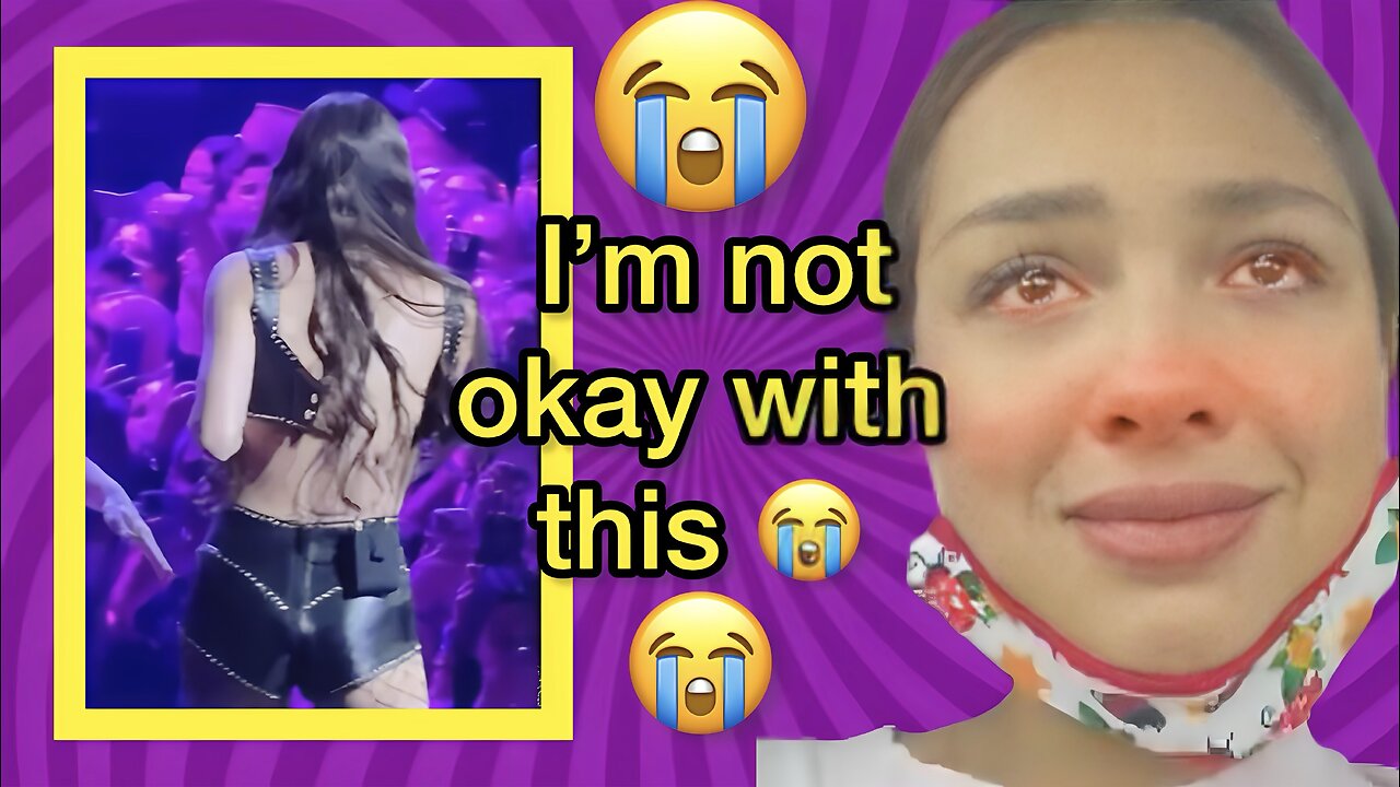 Olivia Rodrigo has a Wardrobe malfunction during concert.