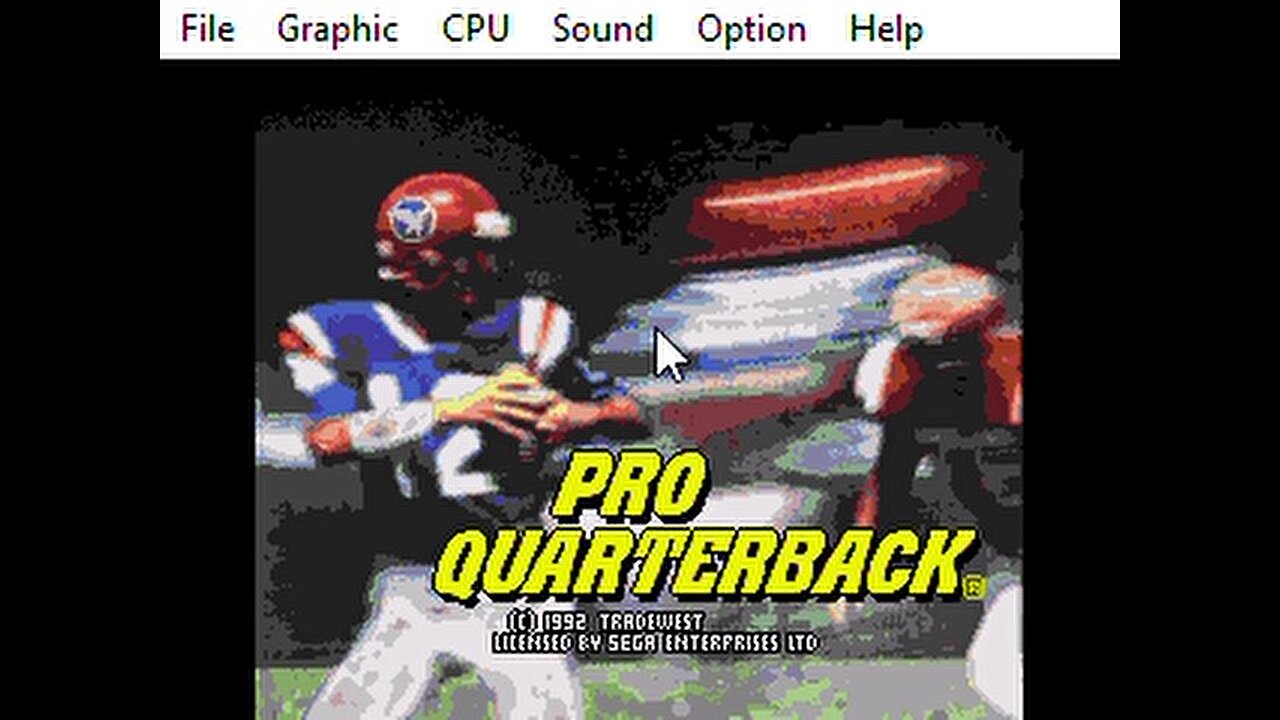 Gens rom Pro Quarterback