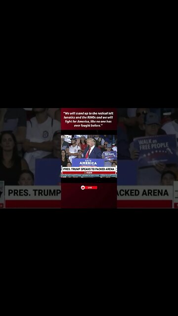 We will stand up to the radical left lunatics and the RINOs and we will fight for America...