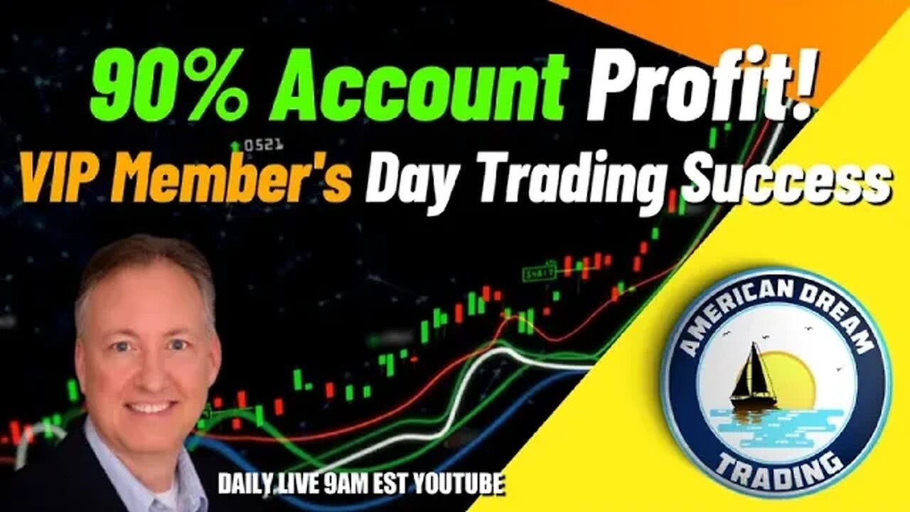 Achieving 90% Account Profit - VIP Member's Day Trading Success