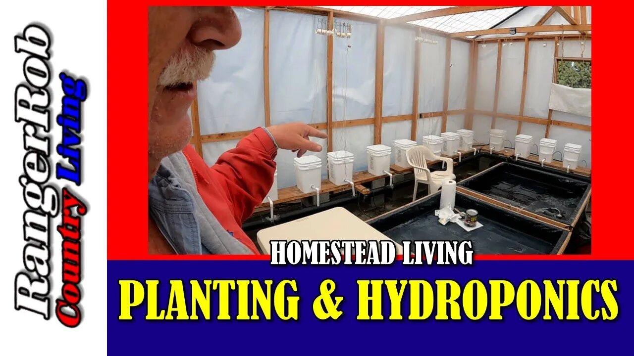 Planting Raised Garden & Hydroponic Dutch Buckets