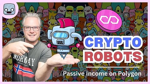 CryptoRobots Polygon Passive Income 2.2% Per Day!!