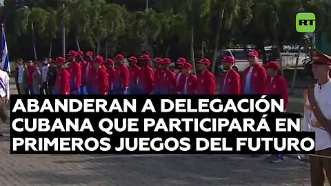 Abanderan a delegación cubana que participará en los primeros Juegos del Futuro