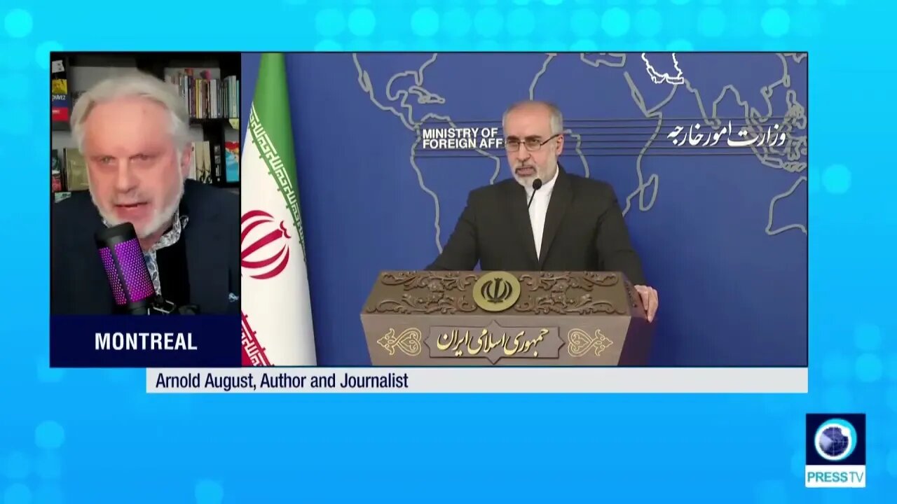 Arnold August on Press TV (Iran) after US imposes more sanctions against Iran Press.