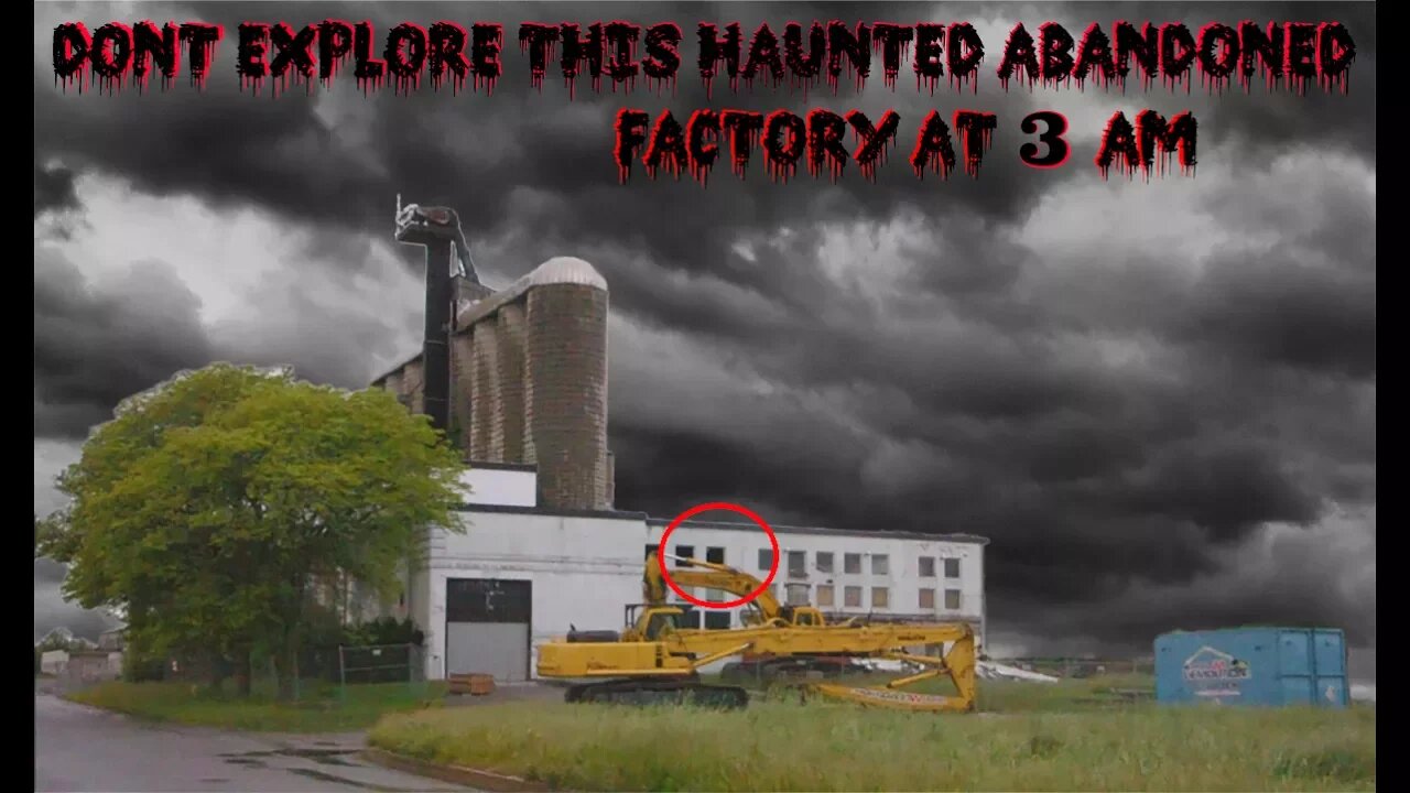 (SECRET TUNNEL FOUND!) DONT GO INTO THIS HAUNTED FACTORY AT 3AM!