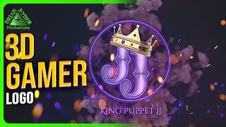 3D Animated Logo Intro for Gamer | After Effects Logo by Brian Ryder Productions - King Puppet JJ