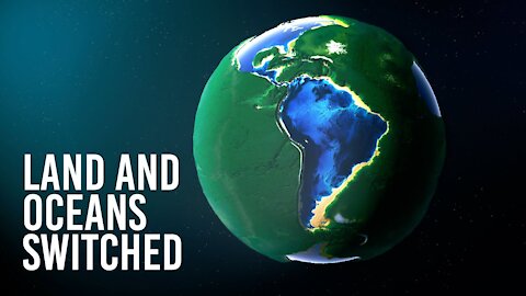 What If the Land and Oceans on Earth Switched Places?