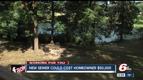 New sewer system could cost homeowner $50K