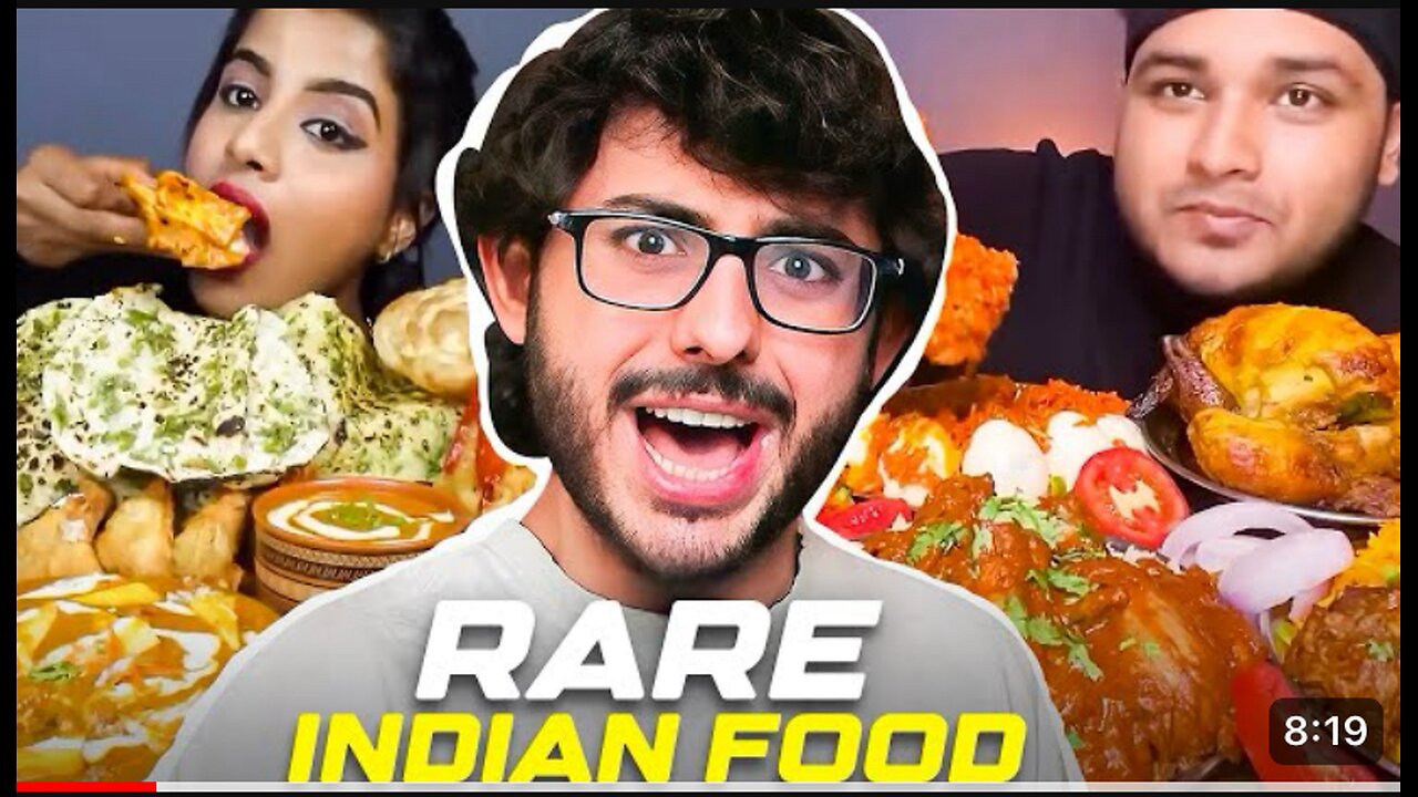 RARE INDIAN STREET FOOD.... YUMMYY CARRYMINATI