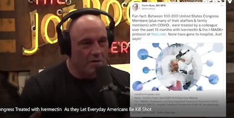 200 in Congress Treated with Ivermectin As they Let Everyday Americans Be Kill Shot