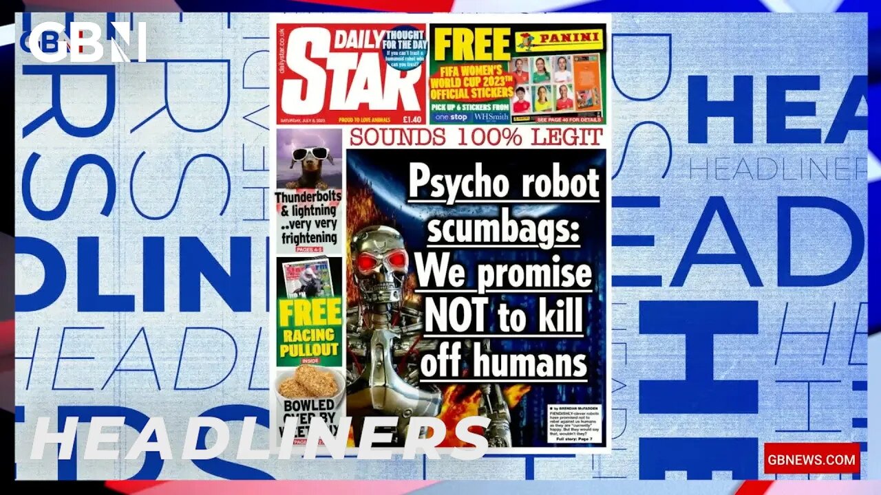 Psycho robot scumbags: We promise NOT to kill off humans 🗞 Headliners