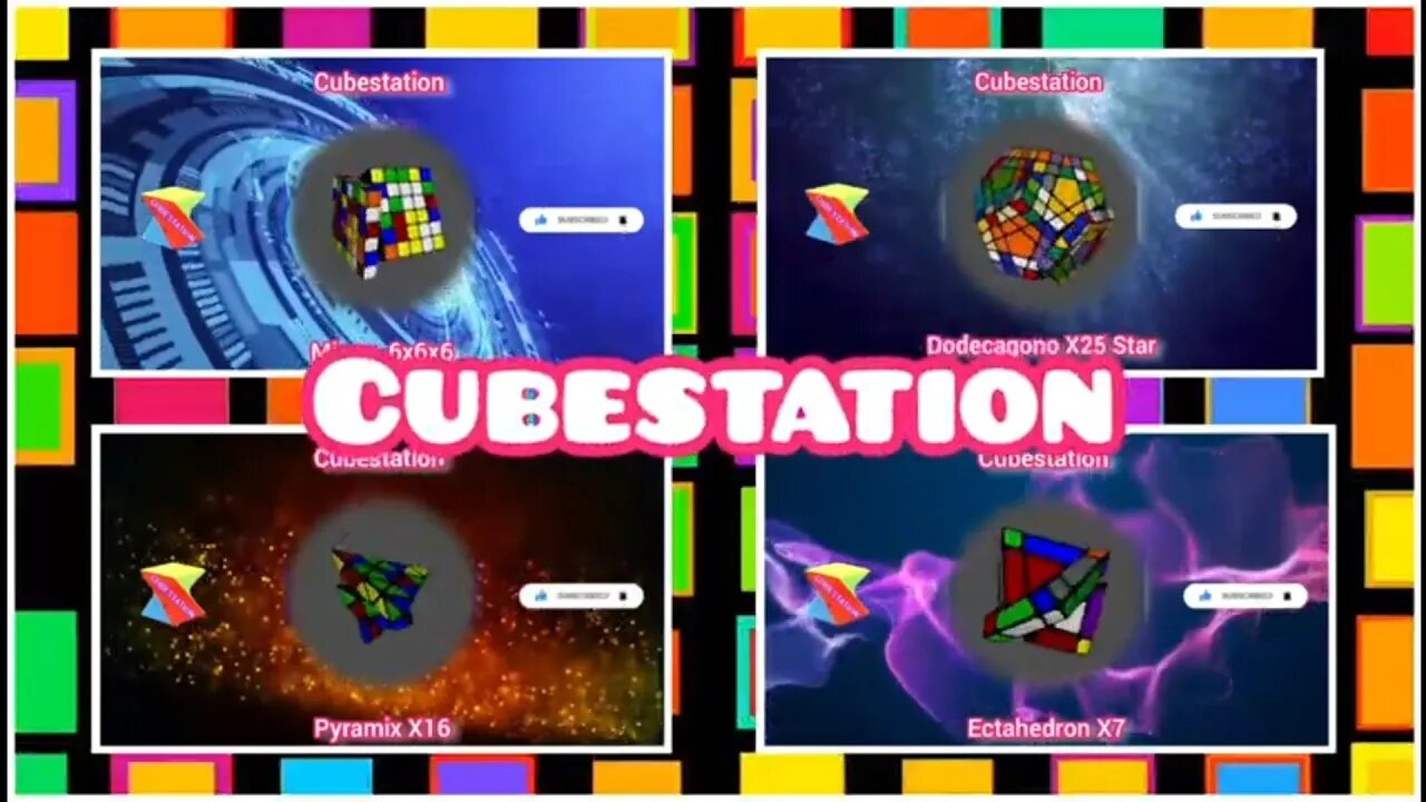 Mega Compilation #1 #Cubestation #cube#rubik'sCube #nerd#geek#Bepuzzled #Cube4you #MoyuYJ #Rubik's